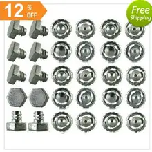 Набор деталей для спиннинга, металлический болт для лица, производительность, сплав, гироскоп, боевые аксессуары, 20 шт./наконечник+ 10 шт./4D винтовая головка