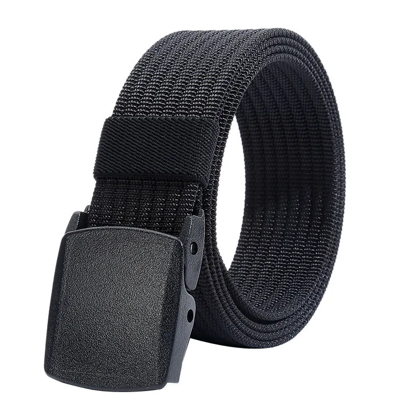 

New Unisex belt high quality Nylon Plastic Automatic buckle Men belt casual trend Men and Women sport cowboy pants belt