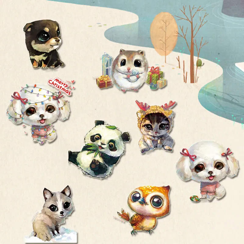 

1 PC Painting Animals Series 2 Badges for Clothing Acrylic Badges Kawaii Icons on The Backpack Pin Brooch Badge