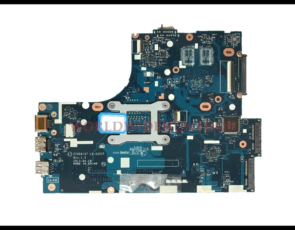 Высокое качество ZIUS6/S7 LA A321P для Lenovo S410 материнская плата ноутбуков FRU: 90006019 SR1E8 3558U