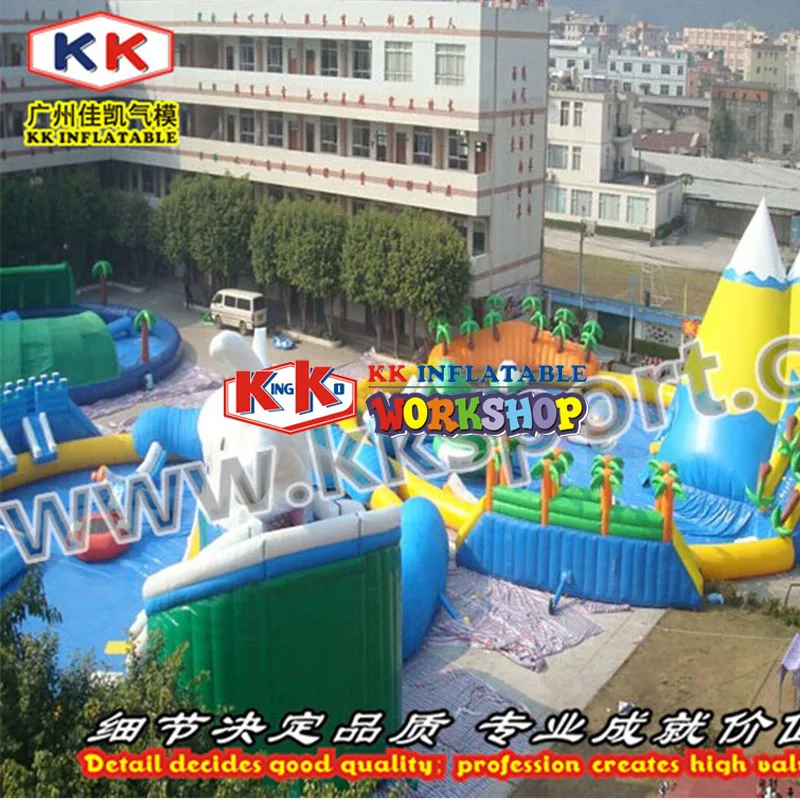 Great White Shark Theme Water Paradise amusement park inflatable water slide