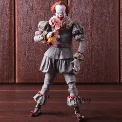 Оригинальный Стивен Кинг это NECA Pennywise клоун фигурку ужас ПВХ Коллекционная модель игрушки