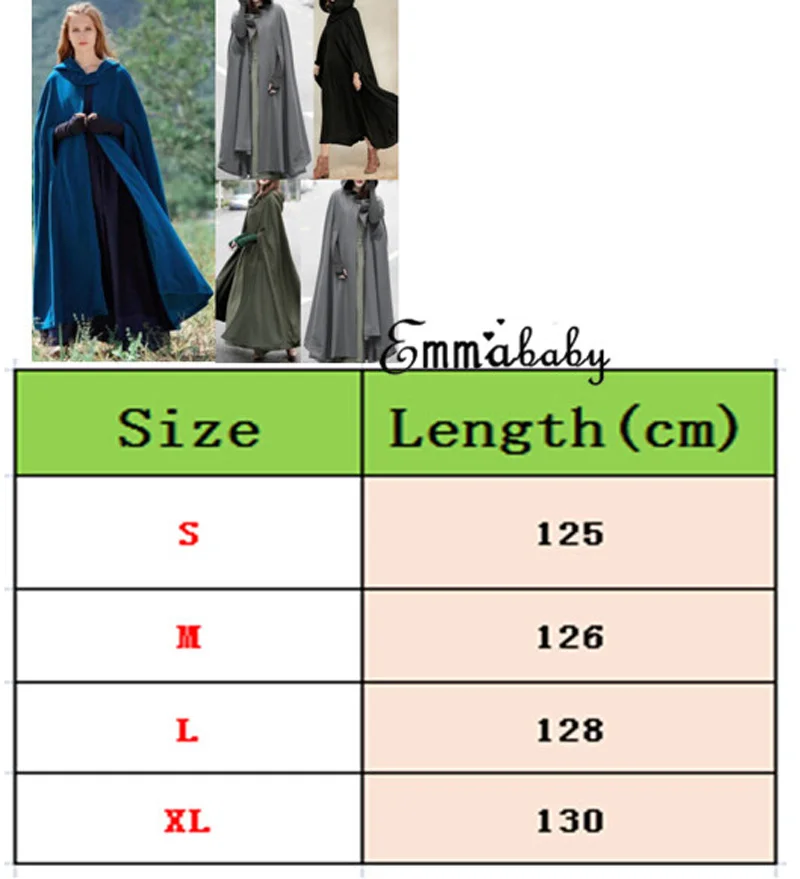 Womens Long Cape Cloak Hooded Wool Blend Coat Sleeveless Winter Poncho Cardigan