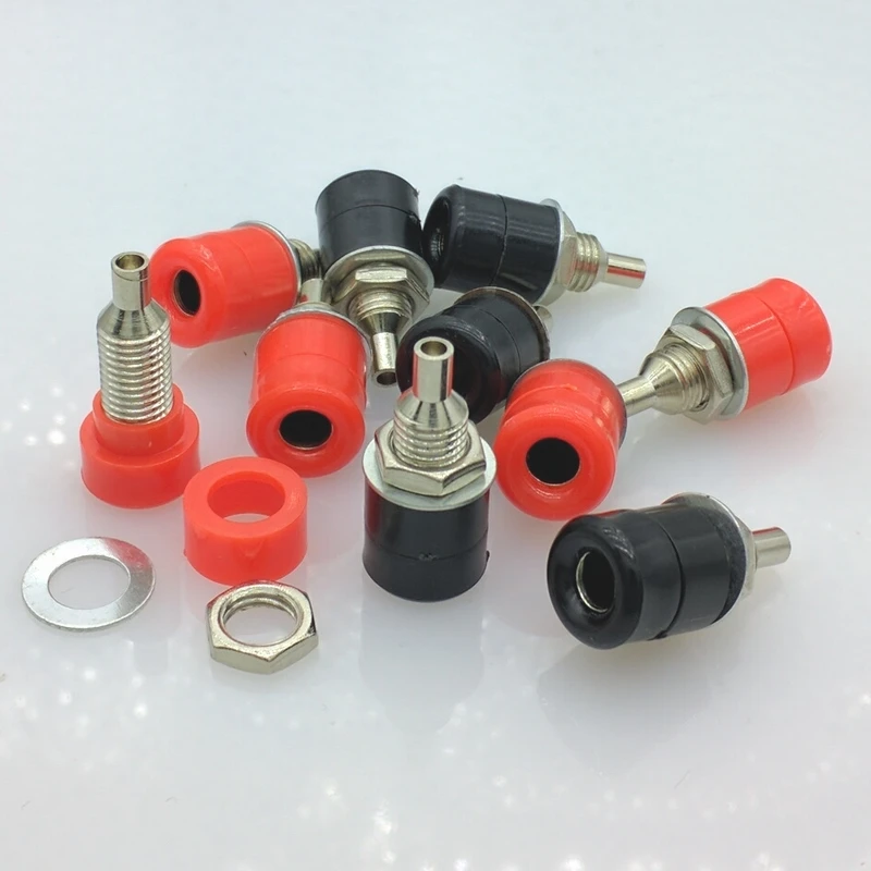 Buy 10pcs/lot 4mm Banana Female Socket Panel Mount