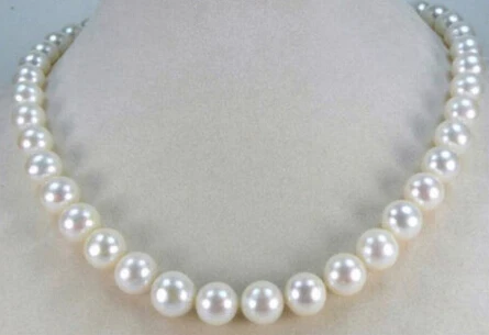 

song voge gem nanJ0736 AAA+ natural south sea white pearl necklace 18" YYX3