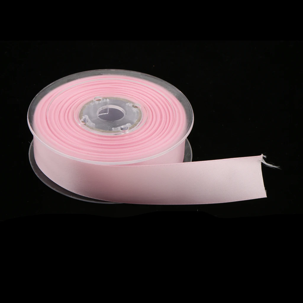 20 Meters Double Sided Polyester Satin Ribbon for Wedding Party Gift Wrapping Craft 25mm 