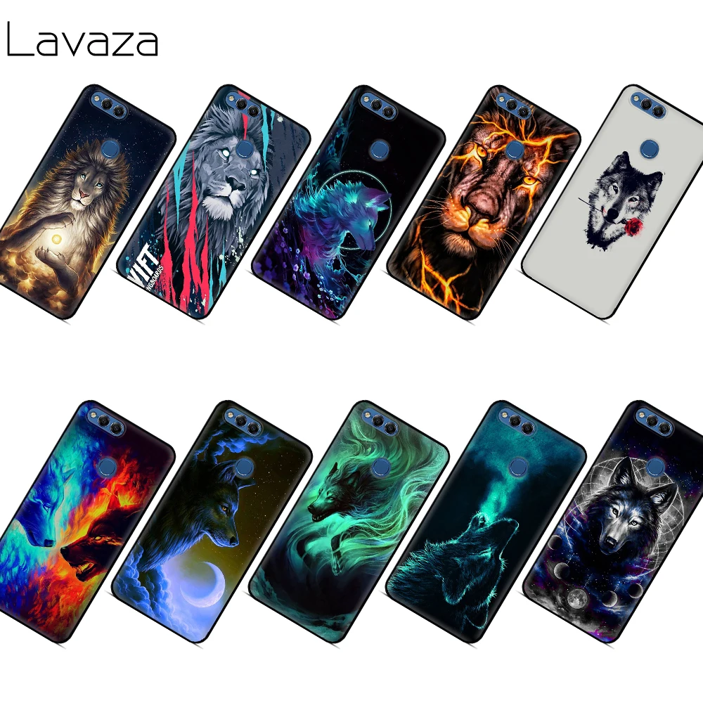 Чехол с волком Lavaza Animal lion для Honor Mate 10 20S 6A 7A 7C 7X 8A 8C 8X 9 P9 Lite Pro Y6 Y7 Y9 Prime | Мобильные