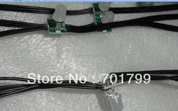 

100pcs DC12V WS 2811 pixel node,non-waterproof,DC12V input;SIZE:13mm*13mm;with all black wire