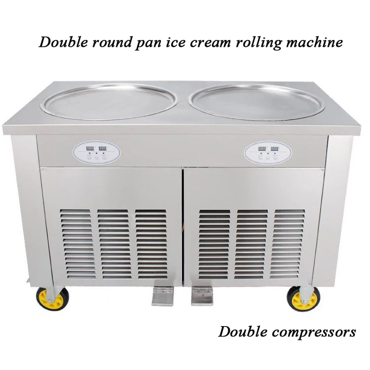 Коммерческий жареный лед машина для крема рулон йогурт жареный ролл машина для льда бесплатная доставка по морю