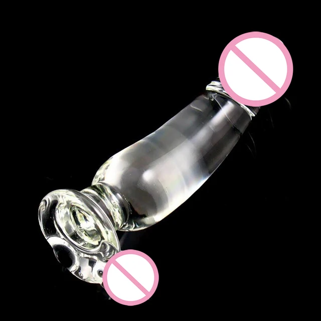Rapid vaginal penetration Real sex glass dildo