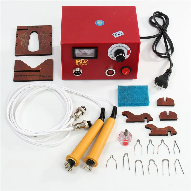 

220V Multifunction Pyrography Machine Gourd Wood Pyrography Crafts Tool Kit Set Professional Electrocautery Pen Machine
