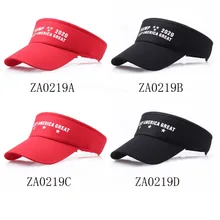 Трамп лето для гольфа, тенниса Солнцезащитная шляпа Дональд Пустой Топ бейсбольная кепка дышащие, для активного отдыха и спорта козырек шляпа Солнцезащитная теннисная Кепка