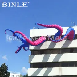 Инновационные бизнес планирование мероприятий гигантский фиолетовый надувной Осьминог щупальца для рекламы здания украшения