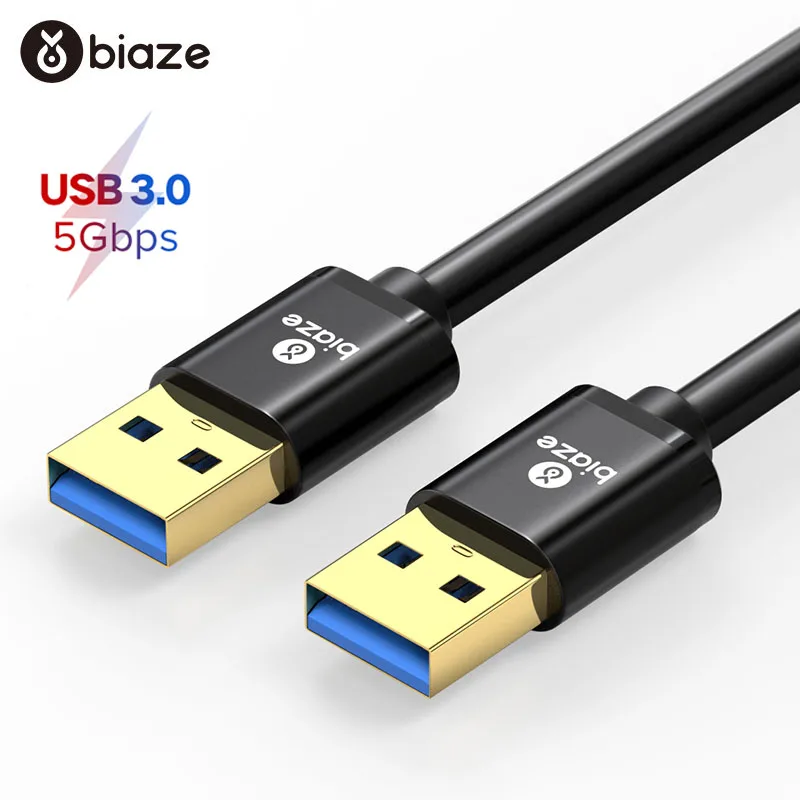 Usb кабель Biaze с разъемом USB 3 0 Удлинительный типа A Папа папа сверхскоростной
