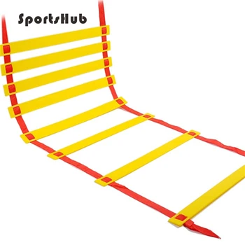 

SPORTSHUB 3-10 Meters Soccer Agility Train Ladder Outdoor Speed Reaction Football Soccer Fitness Feet Training Ladder EF0002