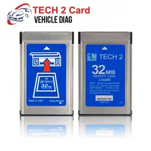 Tech2 cartão 32 mb cartão de software de memória para gm tech2 scanner ferramenta de diagnóstico do carro para gm/holden/opel/saab/isuzu/suzuki
