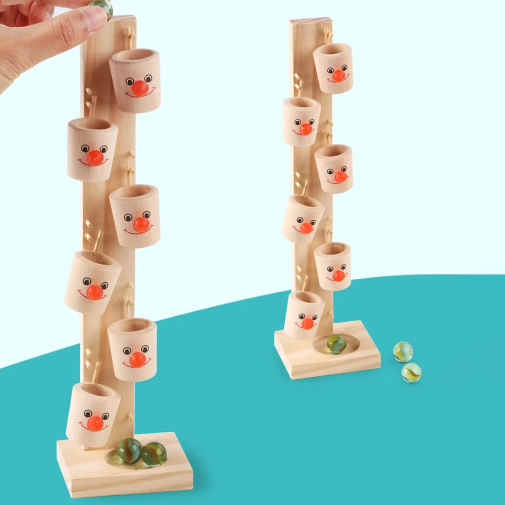 

MrY NEW Montessori Wooden Blocks Tree Marble Ball Run Track Game Kids Children Intelligence Educational Toy Baby Childrens Day Gift