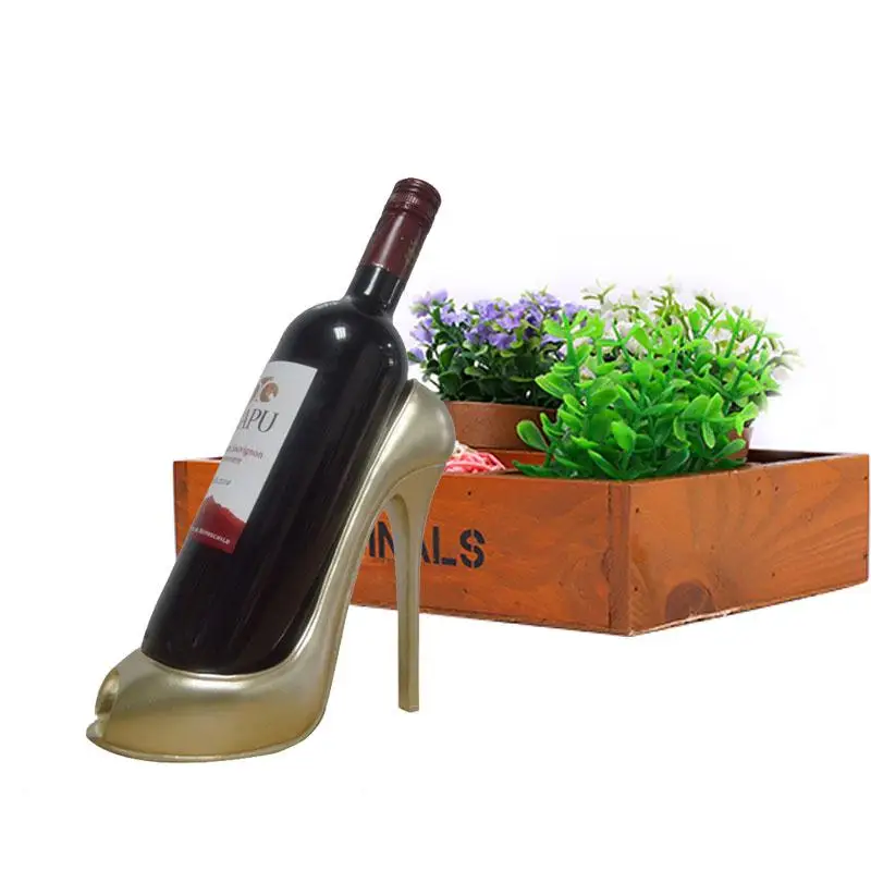 High Heel Shoe Wine Rack Wine Bottle Holder Whiskey Wine Holder Bar Tools Barware New Year 5
