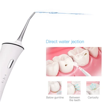 

USB Rechargeable Oral Irrigator Cordless Handheld Pump Electric Water Toothpick Cleaner Teeth Whitening Water Flosser Oral Care