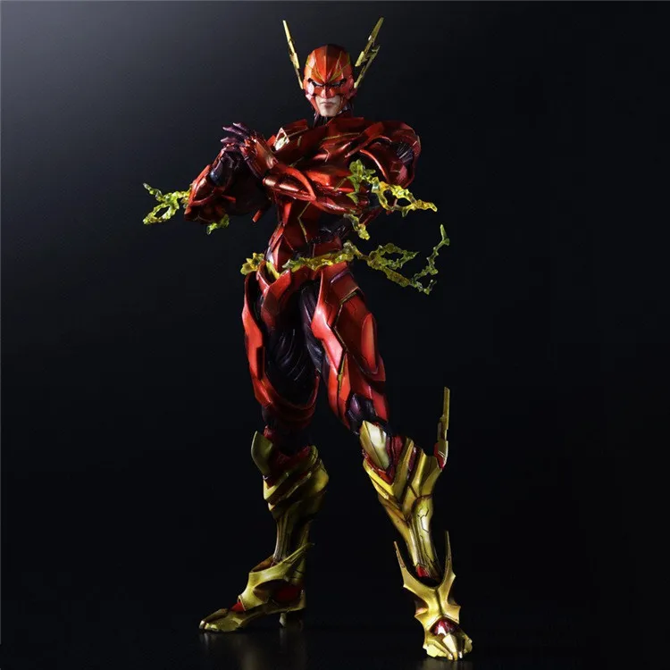 Boxed DC Comics Variant Play Arts Kai The Flash Figure Doll Movie PVC Action Figure Resin Collectio