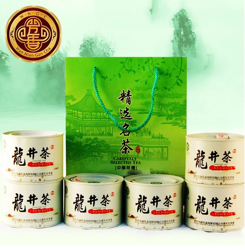 Longjing tea premium green tea leaves gift box 2013 tea springbox