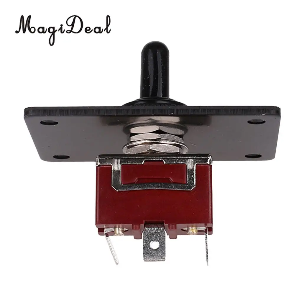 MagiDeal Boat Marine 3 Pin Up Down On/Off/On Momentary Toggle Switch Panel 12V 15A for Kayak Canoe Boating Dinghy Yacht Access