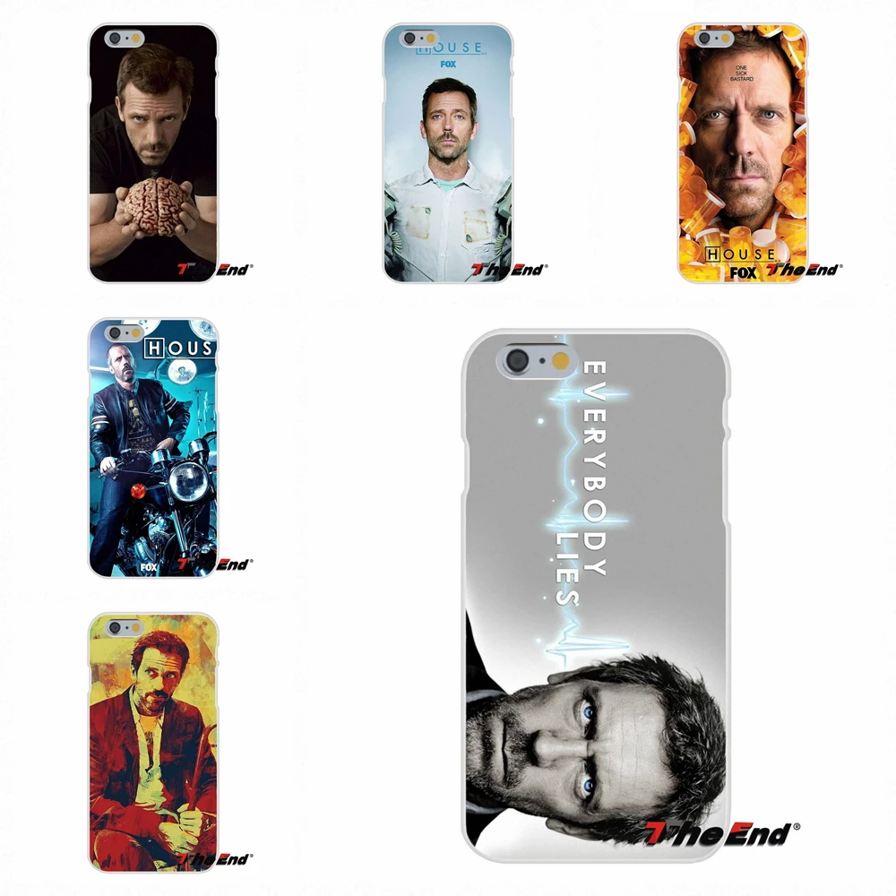 Тонкий силиконовый чехол для iPhone X 4 4S 5 5S 5C SE 6 6S 7 8 Plus Galaxy Grand Core Prime Alpha Dr Gregory House hugh