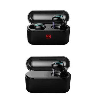 

Q32S Mini Bluetooth 5.0 Wireless Headset Binaural Sports In-ear Running Earbuds Stereo Bluetooth Earphones For All Smartphones