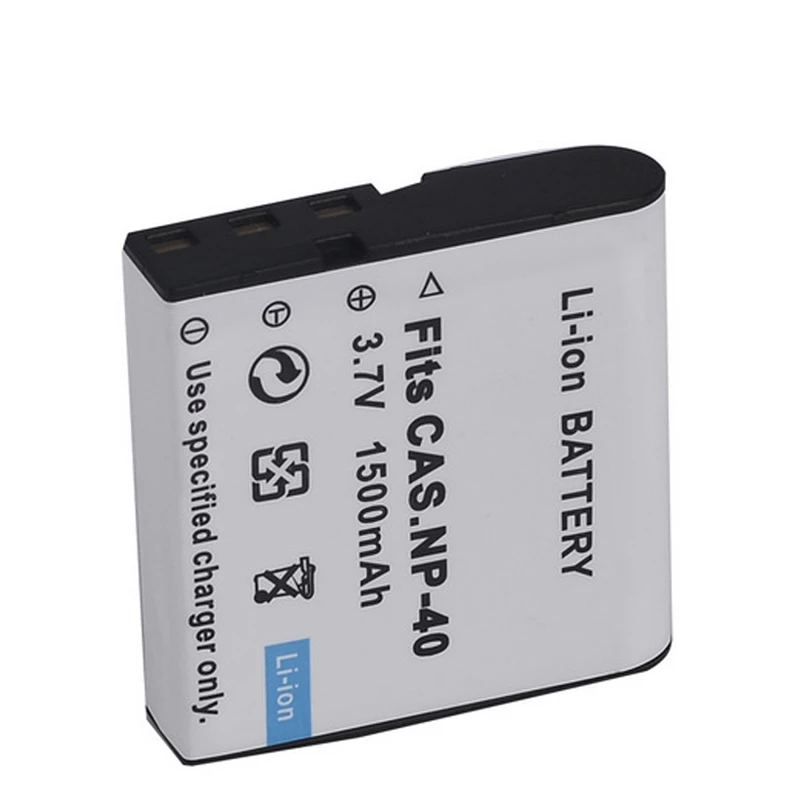 Charger For Casio Z50 EX-P505//P600//P700 PM200 2X NP-40 CNP40 Camera Battery