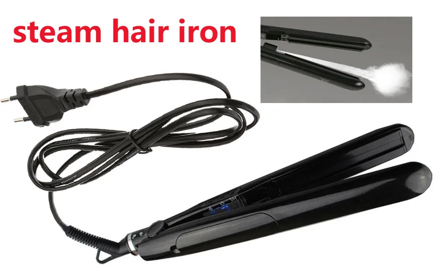 110 240V Professional Steam Fast Hair Flat Iron Straightening Electric