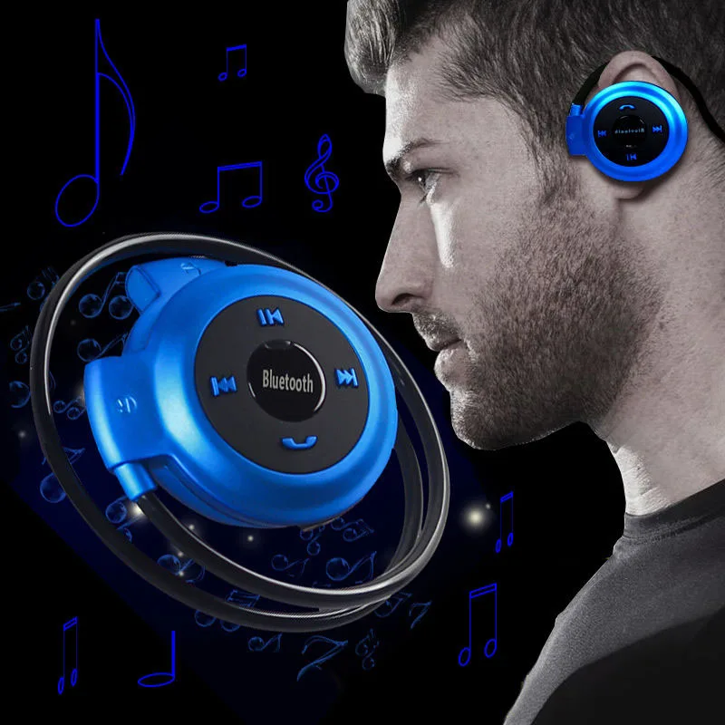 10m inalámbrico para correr deportes colgantes Bluetooth 4,0 Auriculares auriculares estéreo auriculares MP3 música recargable auriculares FM Radio ► Foto 1/6