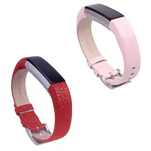 Кожаный ремешок для Fitbit Alta Ace с металлической пряжкой 2 шт./лот красный и розовый натуральная кожа сменные браслеты