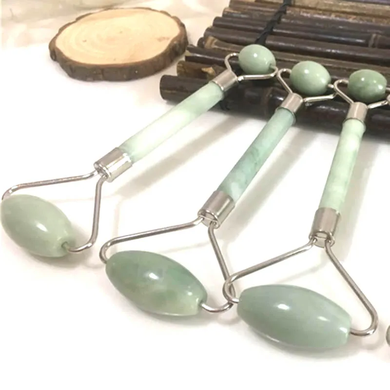 

New Natural jade roller Facial Beauty Massage Tool Facial jade push Jade massageador Face Lift Tools face massager skin care