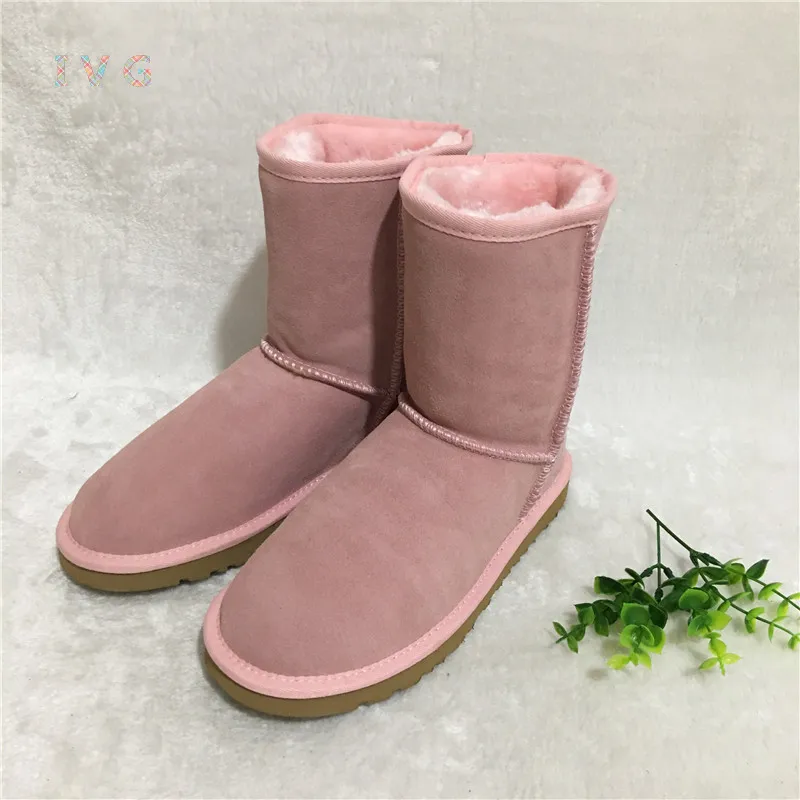 Cena Gorący australijski styl kobiety Unisex śnieg buty wodoodporne zimowe buty skórzane marki IVG buty outdoorowe rozmiar EU35 45
