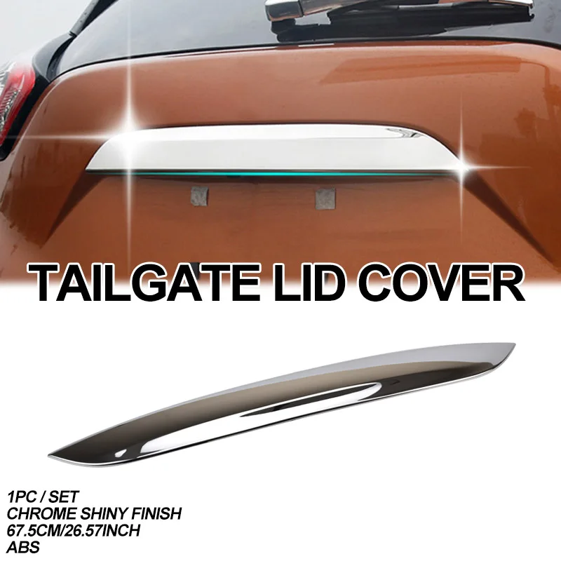 Для Nissan Murano задний багажник вентиляционное отверстие хромированная крышка отделка молдинг аксессуары для автомобиля Стайлинг декоративная наклейка - Цвет: TAILGATE COVER