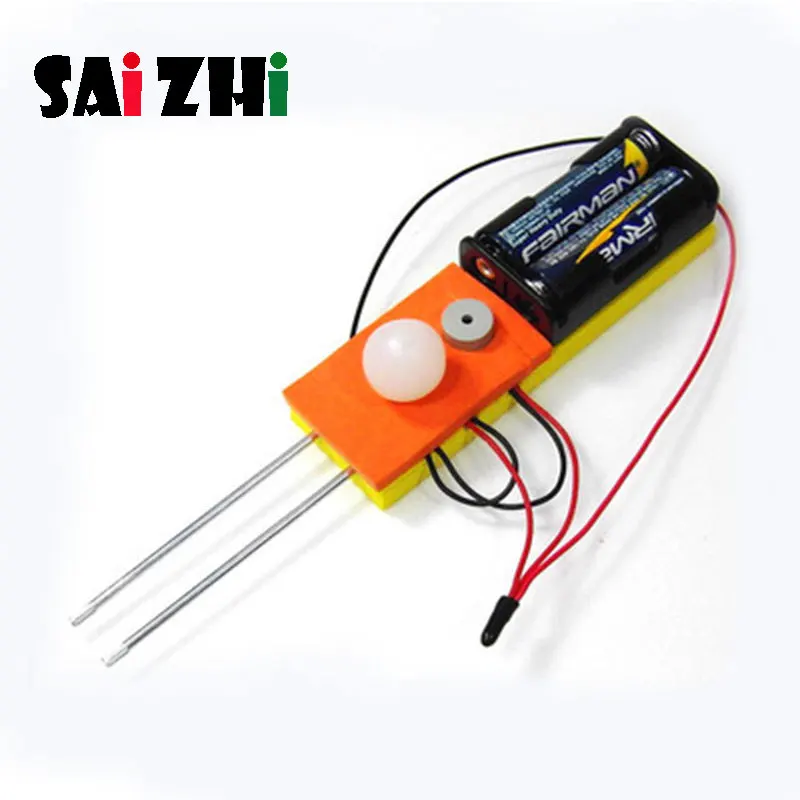 

Saizhi Diy Conductivity Meter Developing Intellectual STEM Toy Science Experiment Kit kids Lab Set Birthday Gift SZ3248