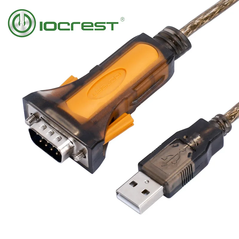 

IOCREST USB 2.0 to RS232 DB9 Male Serial Cable FTDI Chipset