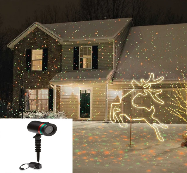 Outdoor Star Laser Spotlight Light Christmas Lights Outdoor Star Laser Spotlight Light Christmas Lights Landscape Park Garden Party Decorations
