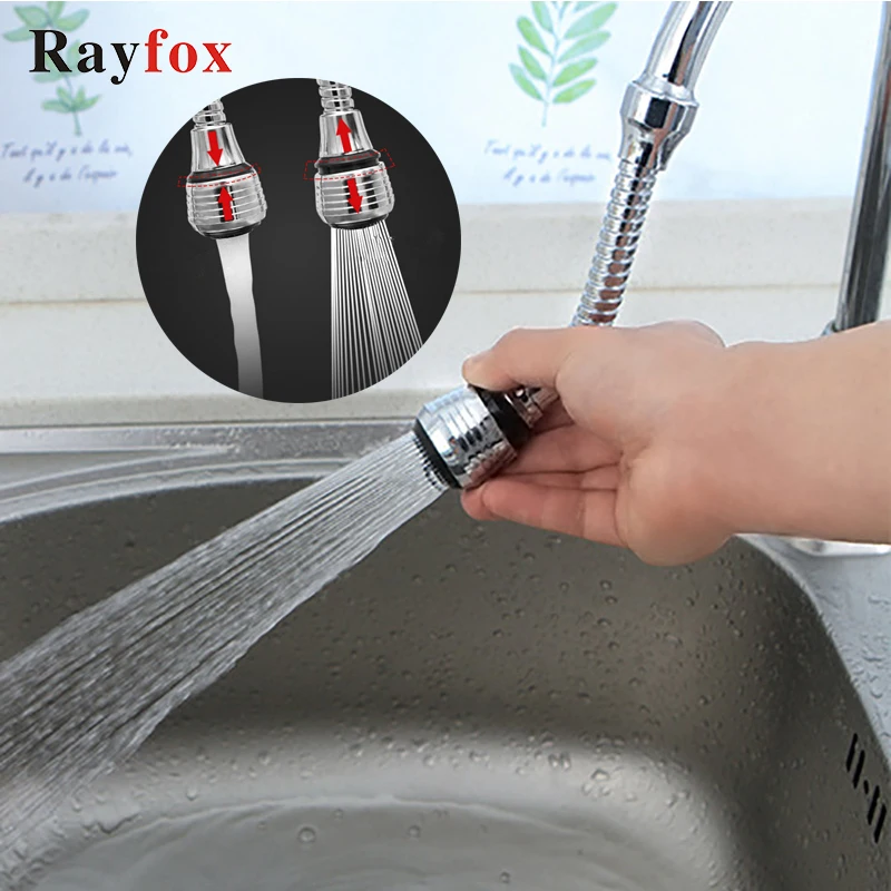 

Kitchen Accessories 2 Modes 360 Rotatable Faucet Extender Booster Water Saver Water Tap Filter Kitchen Gadgets Supplies Goods T.