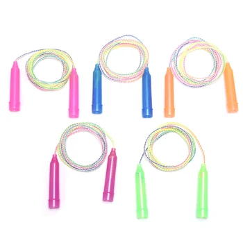 

1Pc 2.4m/2.8M Adjustable Sport Exercise Wire Skipping Cross Fit Student Kids Speed Jump Rope Fitness