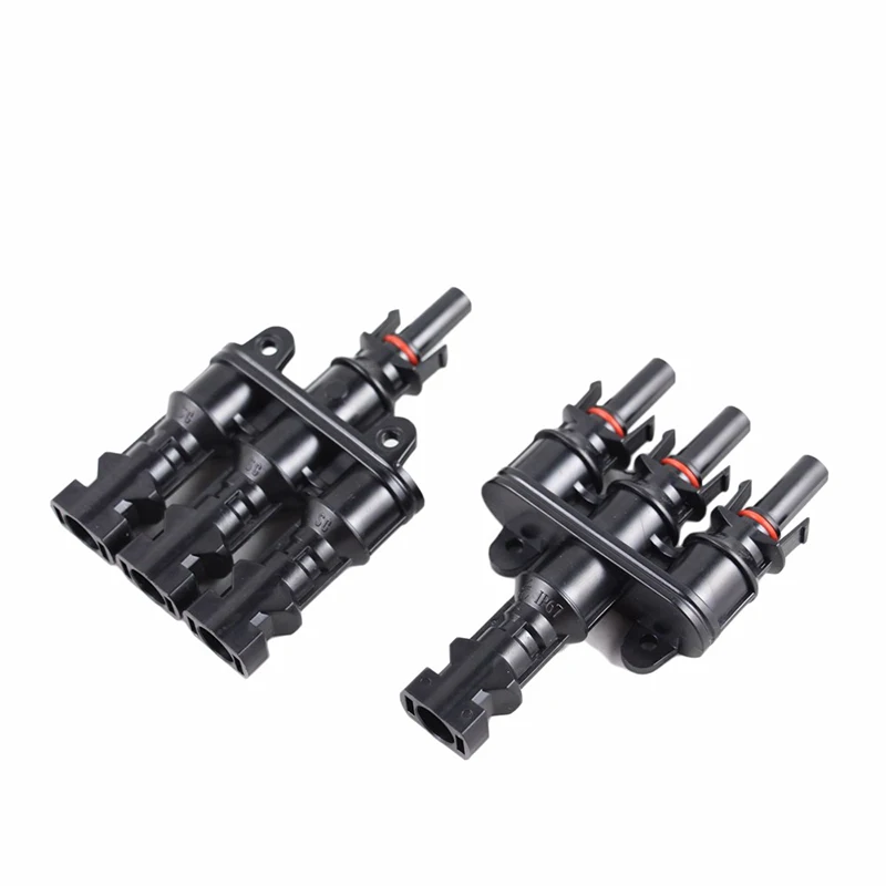 

1Pairs x MC4 3 to 1 T Connector male and female, MC4 3 Branch Solar Panel Connector Terminals MC4T-A2 High Quality
