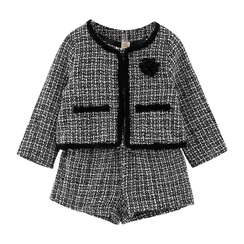 

New Girls Sets Clothing Two Pieces Spring Autumn Girls Tracksuit 2-8 Old Girls Clothes 8ST040