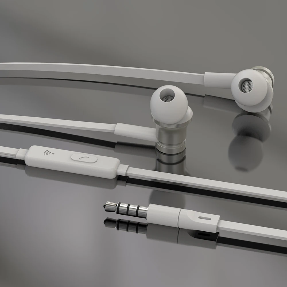 GSDUN W5 Earphones In Ear Earbuds with Mic for iPhone Android Smartphone Tablet Laptop, 3.5mm Audio Plug Devices Fone de ouvido