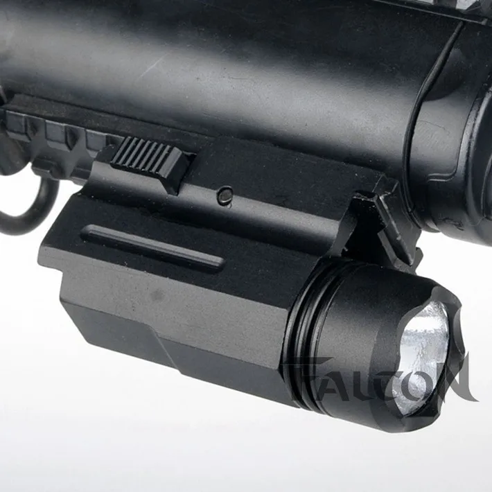 Тактический Мини Регулируемая Компактный Red Dot лазерный прицел, пригодный для M9 и Кольт 1911+ светодиодный фонарик Combo Охота лазерной для пистолета