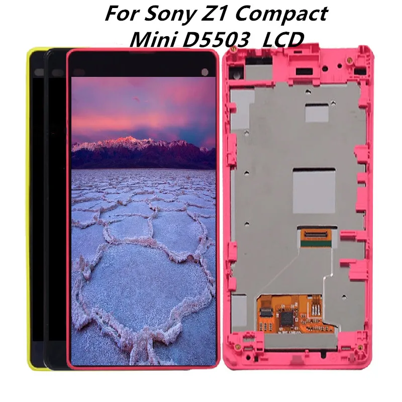ЖК для sony Z1 Compact Mini D5503 M51w z1mini ЖК-дисплей с сенсорным экраном дигитайзер в сборе