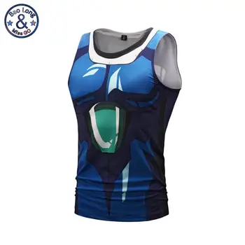 

Anime Dragon Ball Tee Shirt 3D Broli Vegeta Printed Tank Top Slim Fitting Bodybuilding Clothes Sleeveless Shirt Camisa Masculina