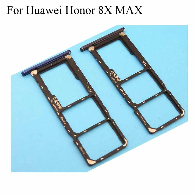 

For Huawei Honor 8X Max 8 X Max 7.12inch New Original Sim Card Holder Tray Card Slot For Huawei Honor 8XMax Sim Card Holder