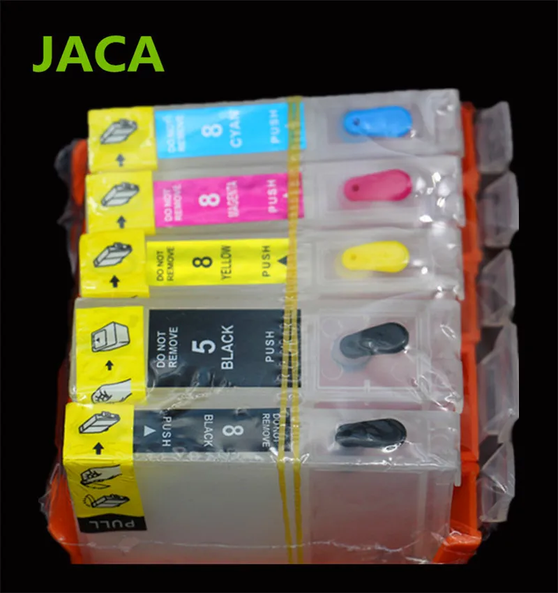 1Set IP4200 Refillable Ink Cartridge PGI 5B CLI 8 Ink Cartridge For