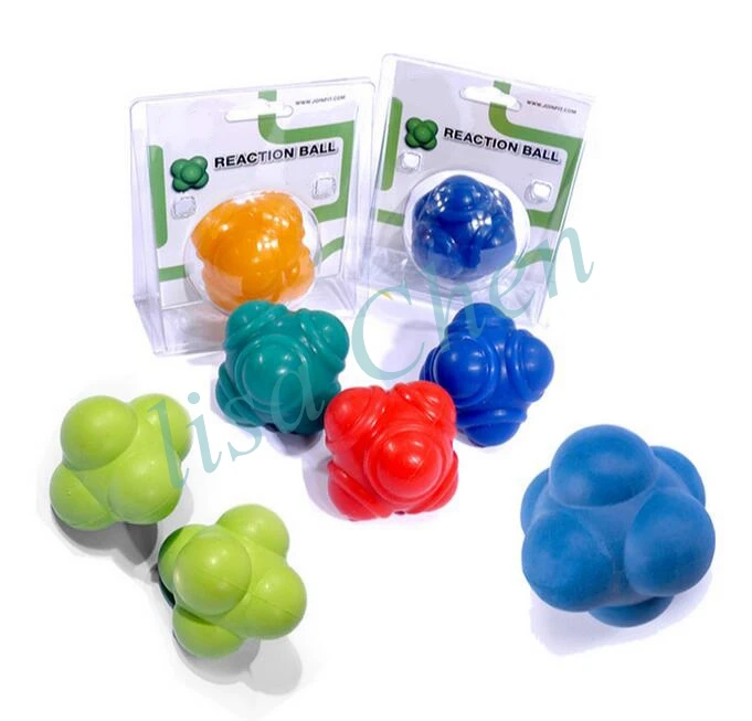 7.5/8/10cm Rubber Reaction ball Agility Coordination Reflex Exercise