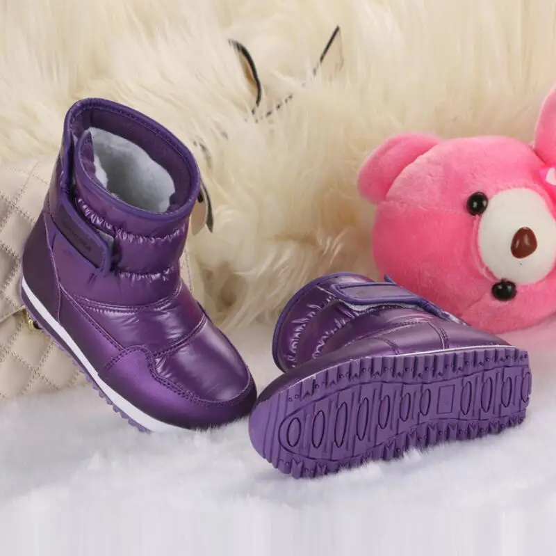 SKHEK/Русская зима; высококачественные детские зимние ботинки; зимняя обувь для девочек; обувь для больших девочек; детские ботинки; размеры 23-36